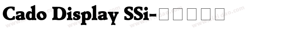 Cado Display SSi字体转换